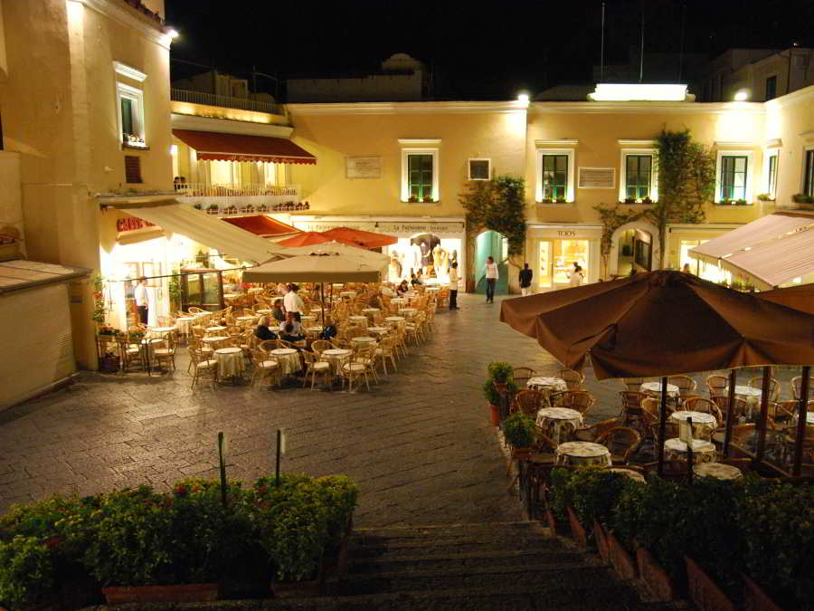 Capri's historic centre